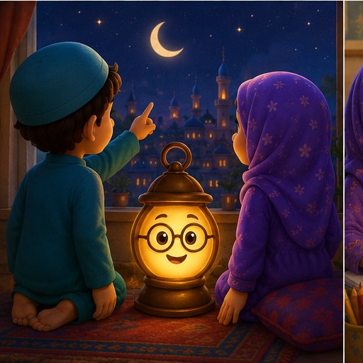 A quiet window, a moon, and a friend who listens