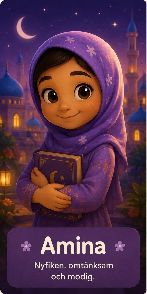 Amina — Curious, kind and brave